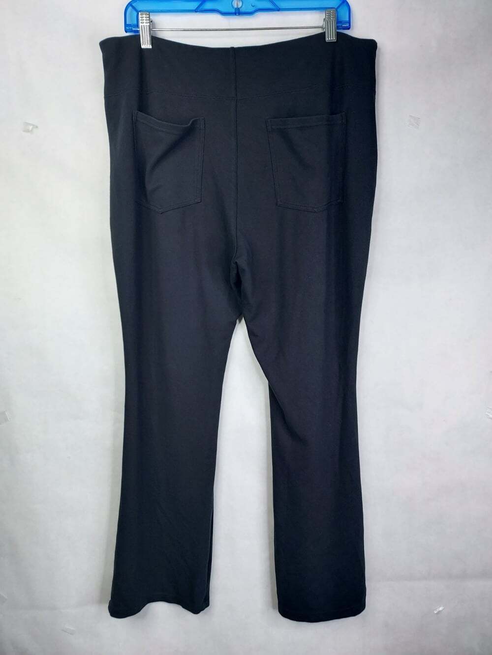Halara Flex™ High Waisted Back Side Pocket Slight Flare Work Pants Sz XL Crop - Picture 8 of 16